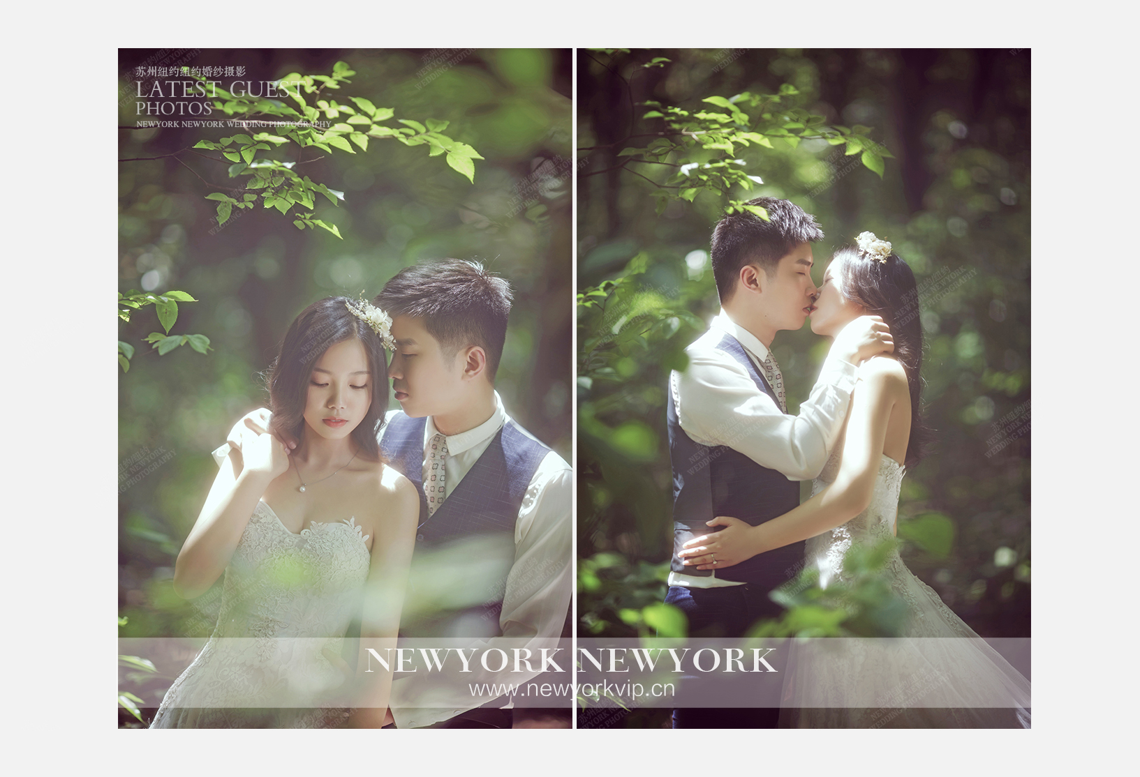 Mr.曹 & Ms.王（纽约VIP尊荣馆）婚纱摄影照