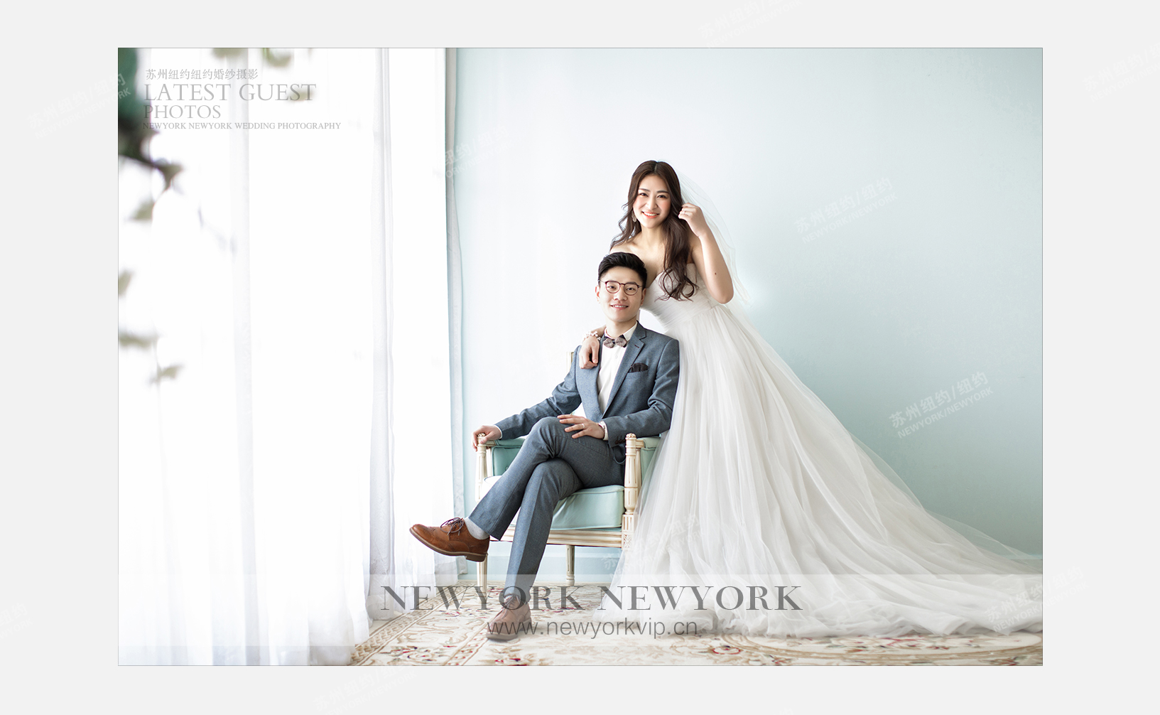 Mr.陆 & Ms.张（纽约VIP尊荣馆）婚纱摄影照