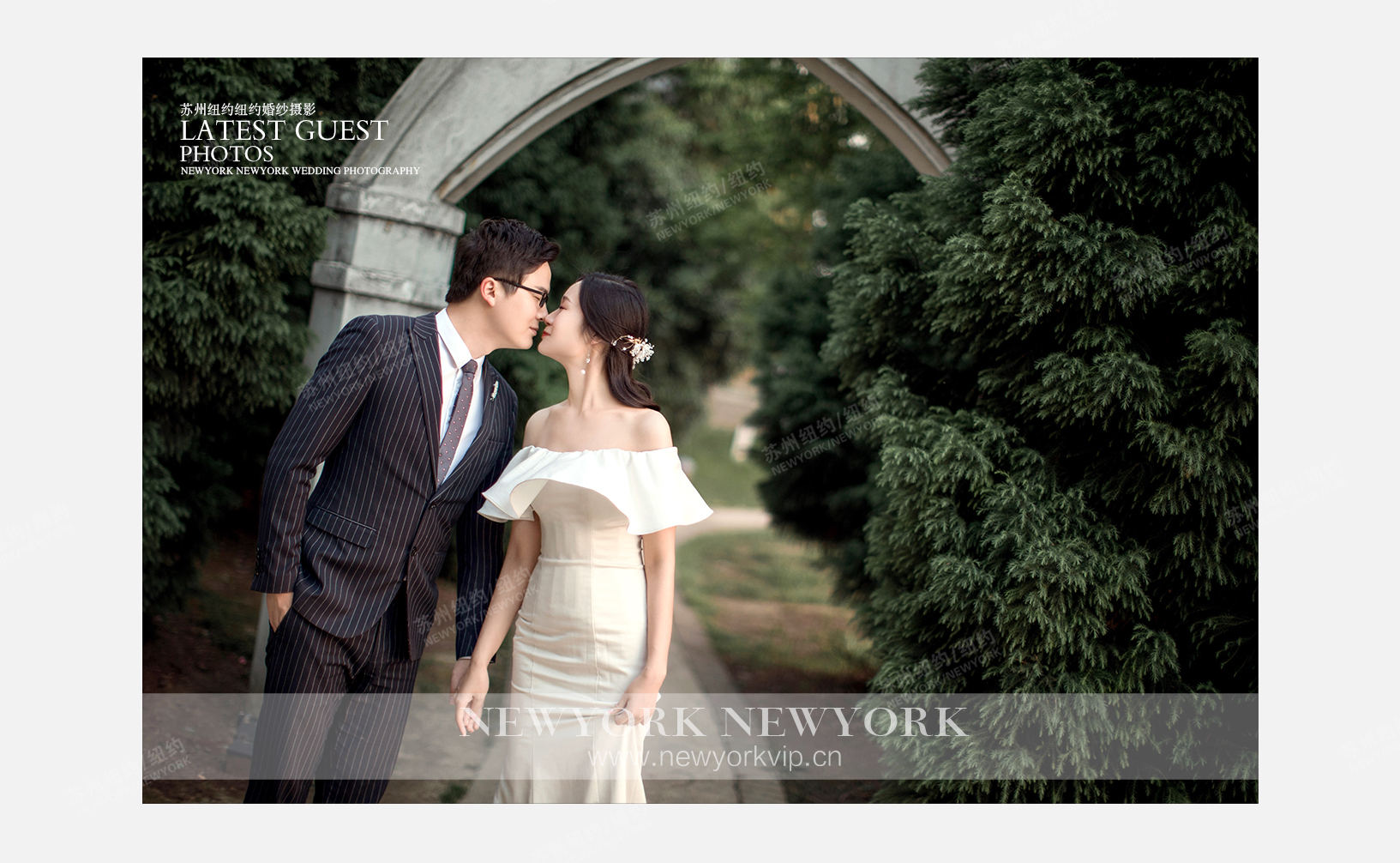 Mr.应 & Ms.程（纽约纽约最新客照）婚纱摄影照