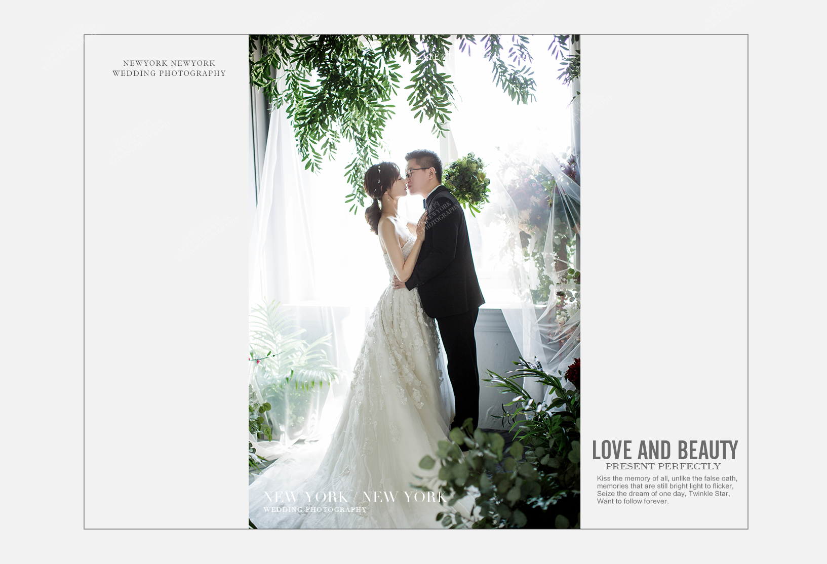 Mr.王 & Ms.吴（纽约纽约最新客照）婚纱摄影照