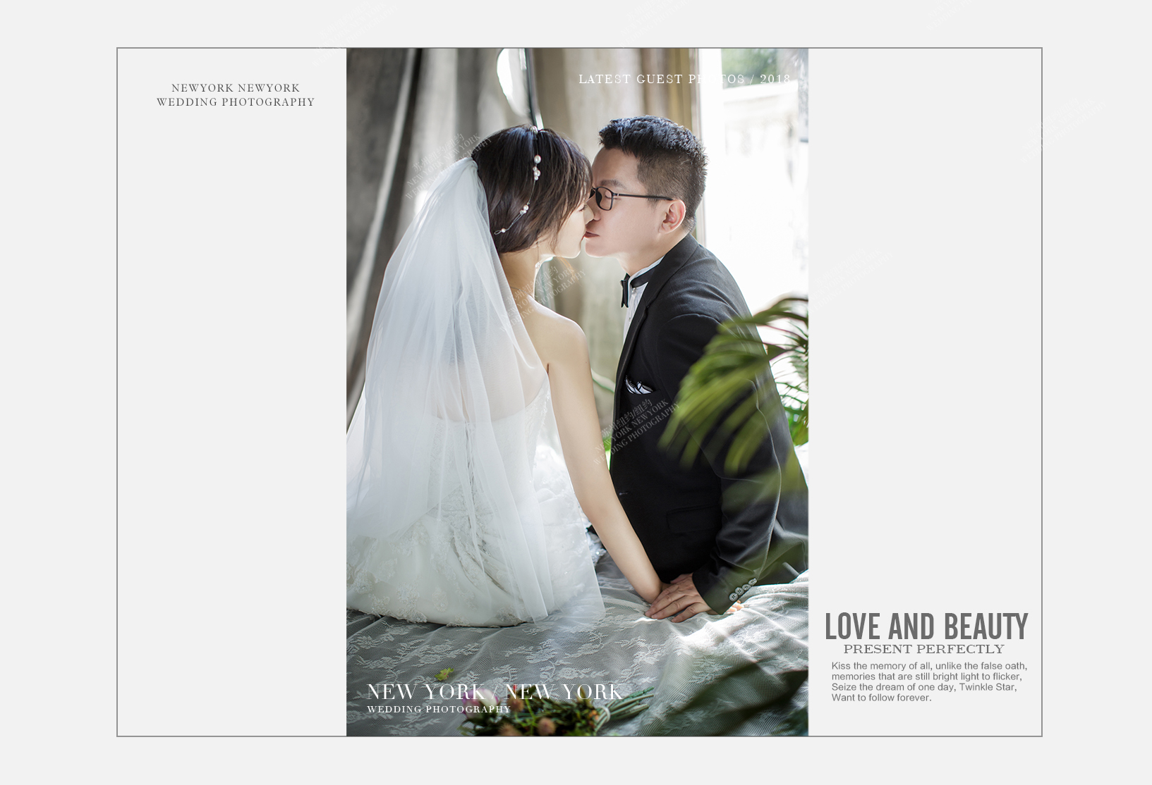 Mr.王 & Ms.吴（纽约纽约最新客照）婚纱摄影照