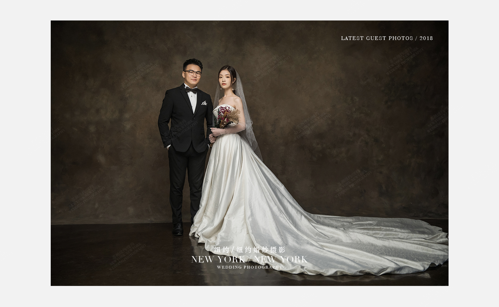Mr.钱 & Ms.邱（纽约纽约最新客照）婚纱摄影照