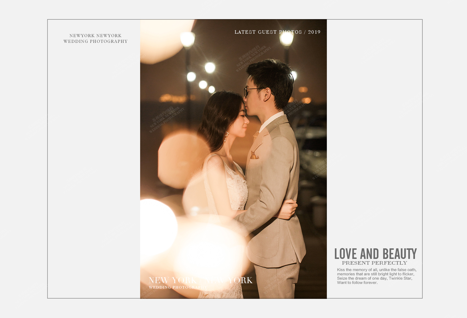Mr.陆 & Ms.张（纽约纽约最新客照）婚纱摄影照