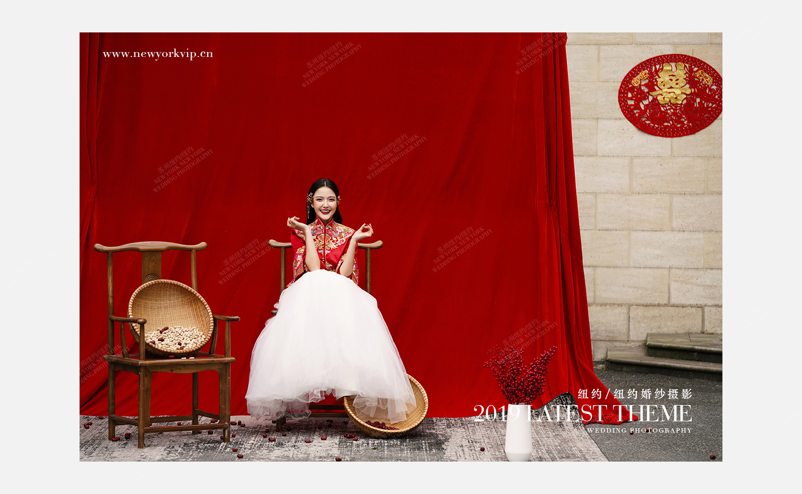 红绯 rosey red系列婚纱摄影照