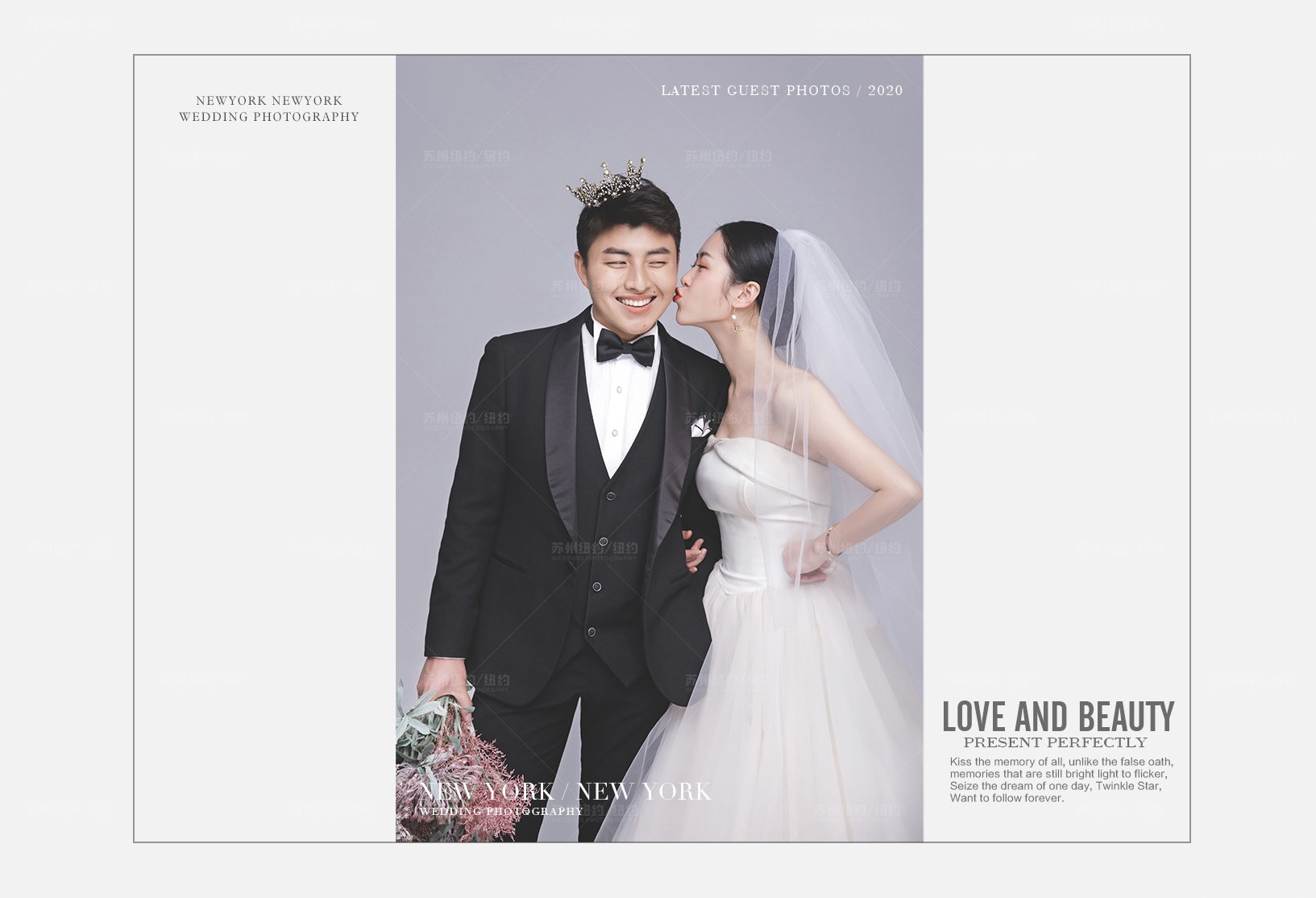 Mr.刘 & Ms.蔡（纽约纽约最新客照）婚纱摄影照