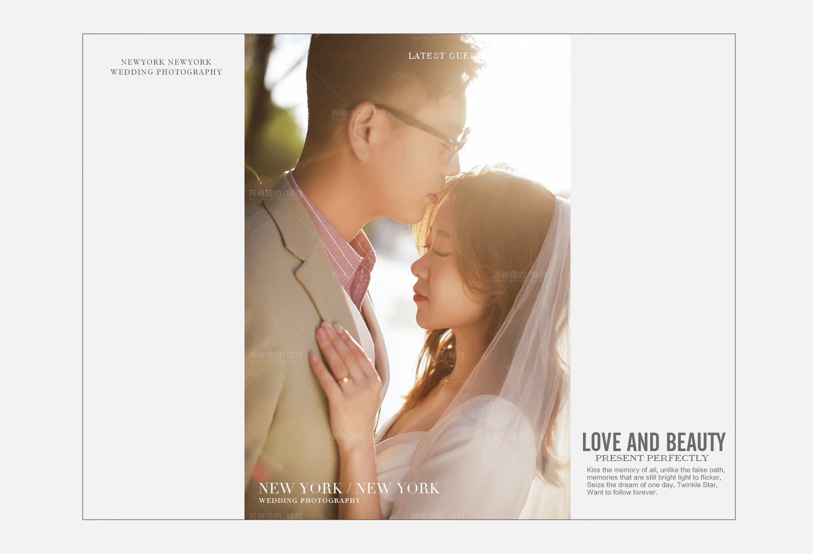 Mr.唐 & Ms.黄（纽约纽约最新客照）婚纱摄影照