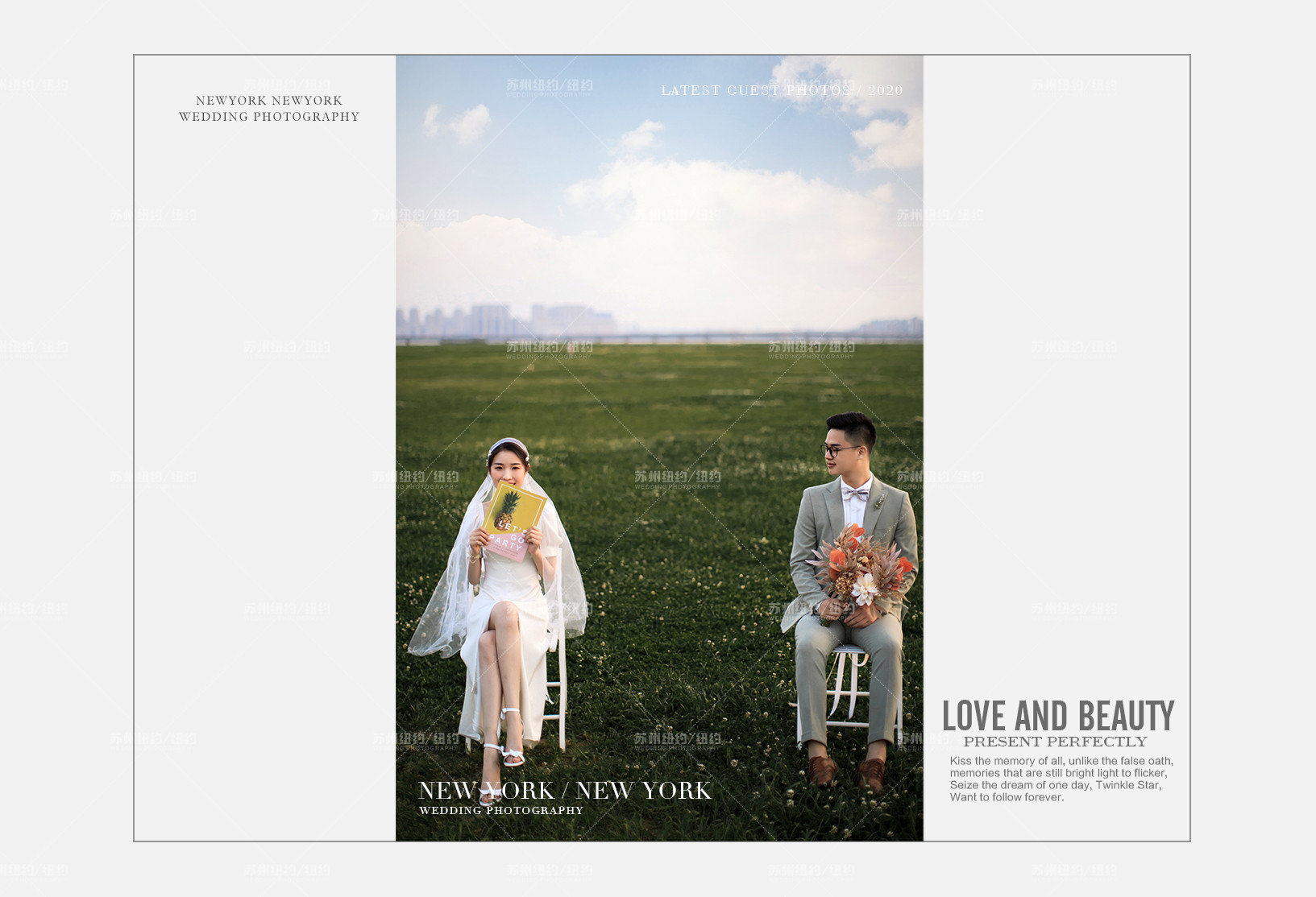 Mr.金 & Ms.满（纽约纽约最新客照）婚纱摄影照