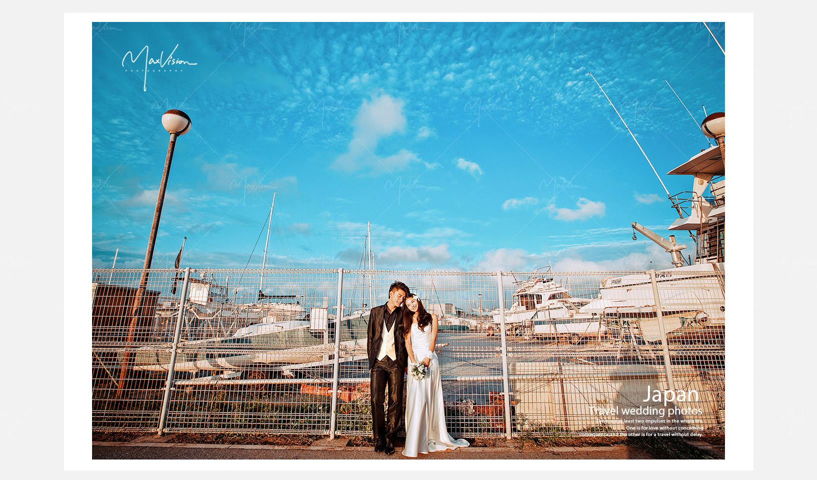宜野湾白天婚纱摄影照