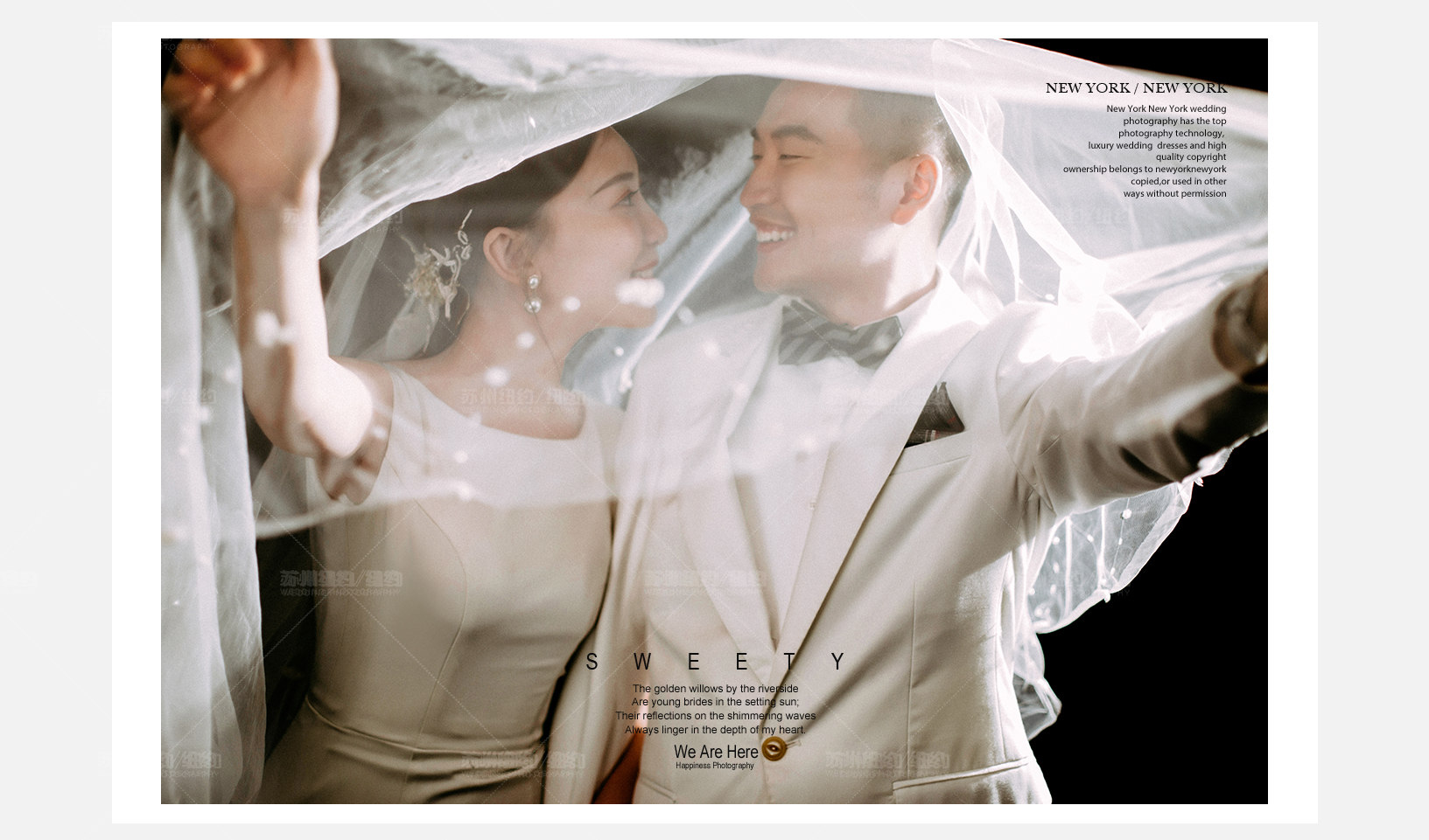 Mr.赵 & Ms.钱（纽约纽约最新客照）婚纱摄影照