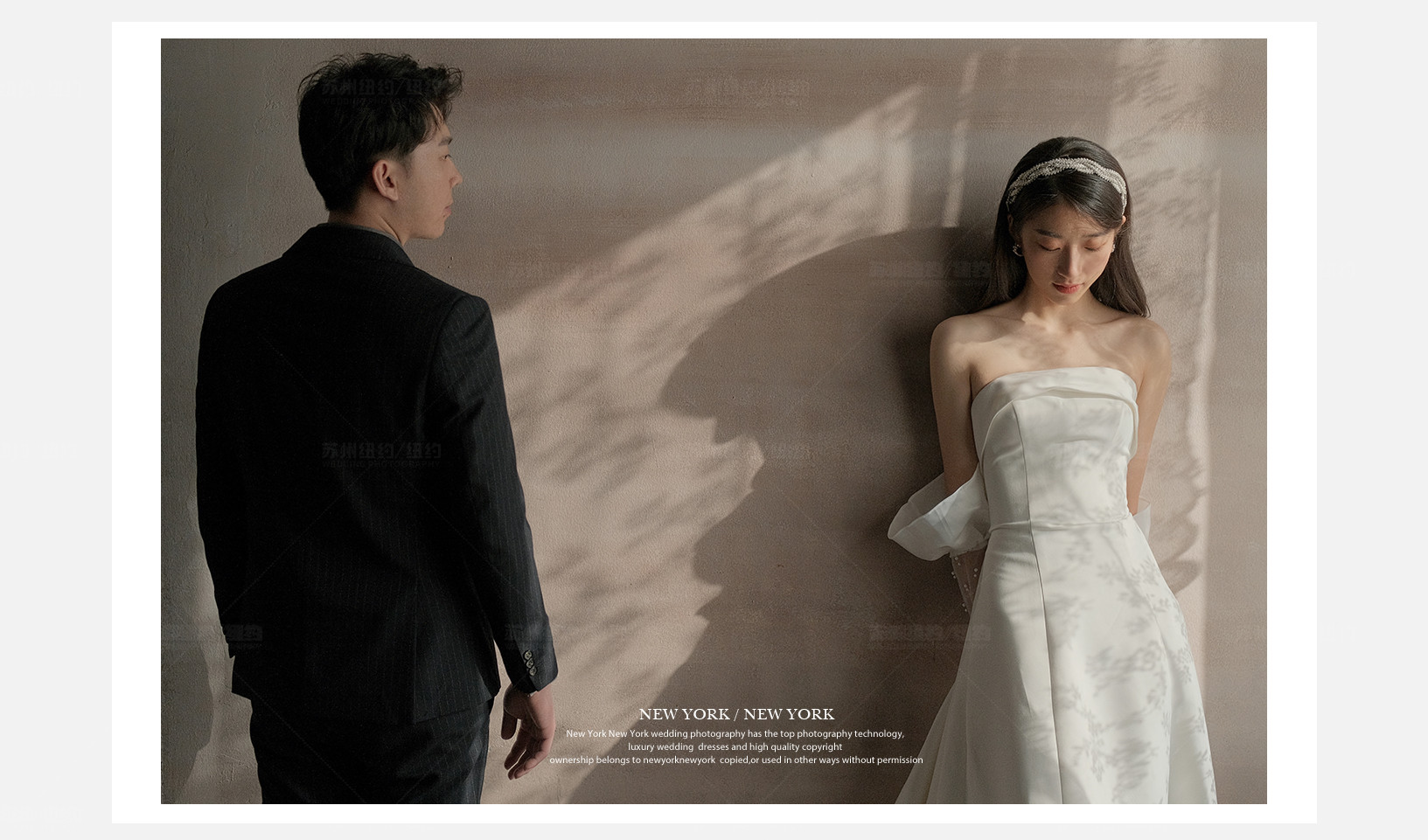 Mr.张 & Ms.陈（纽约纽约真实客照）婚纱摄影照