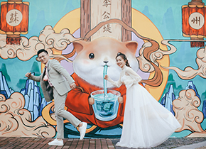 Mr.谢 & Ms.钱（纽约纽约最新客照）婚纱摄影照