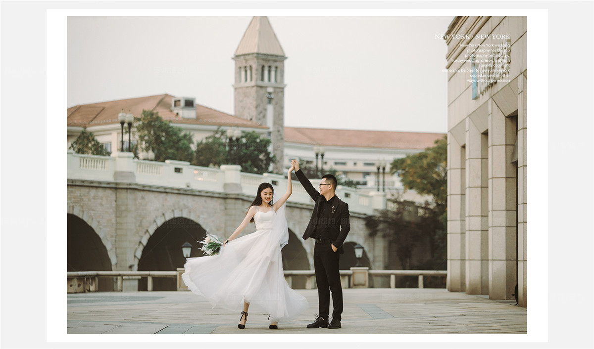Mr.赵 & Ms.王（纽约纽约最新客照）婚纱摄影照