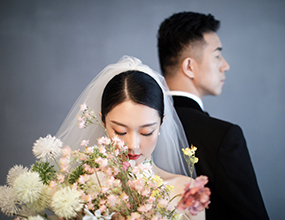 Mr.乐 & Ms.马（纽约纽约最新客照）婚纱摄影照