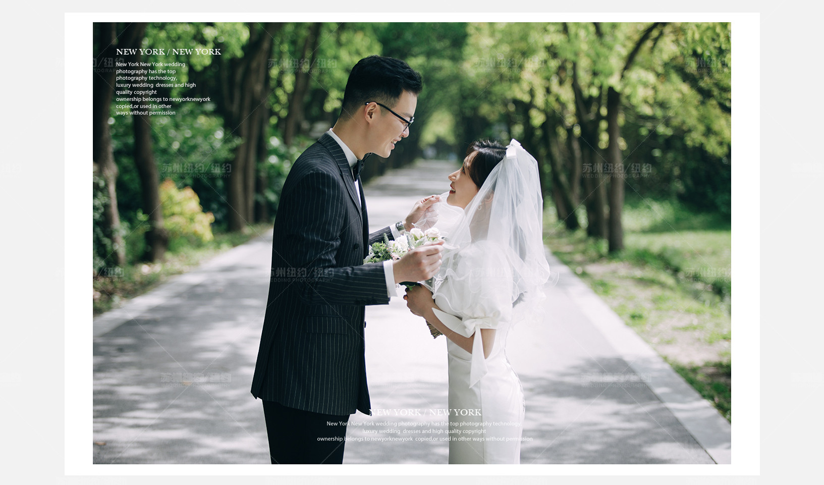 Mr.沈 & Ms.谭（纽约纽约最新客照）婚纱摄影照