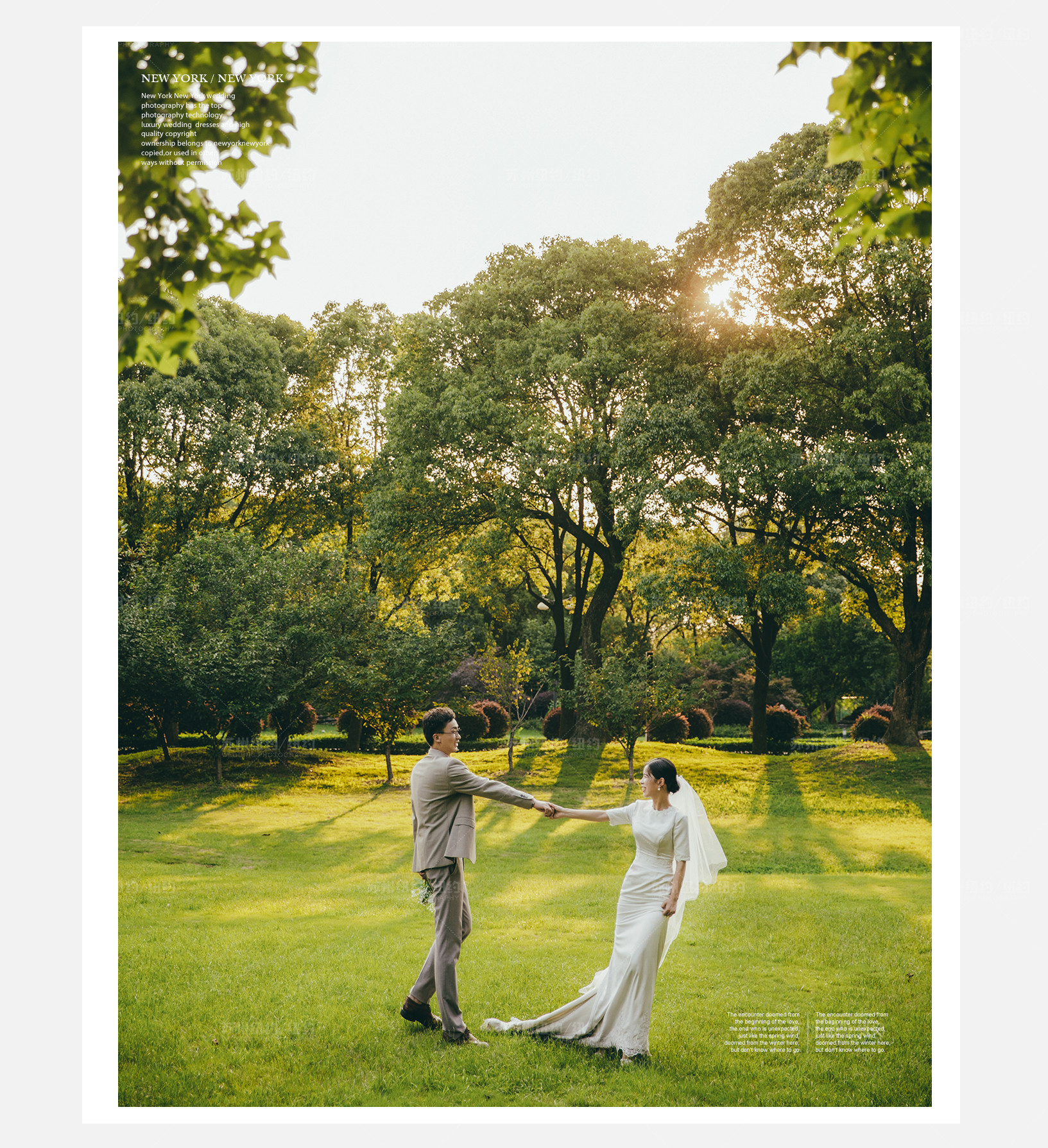 Mr.李 & Ms.焦（纽约纽约最新客照）婚纱摄影照