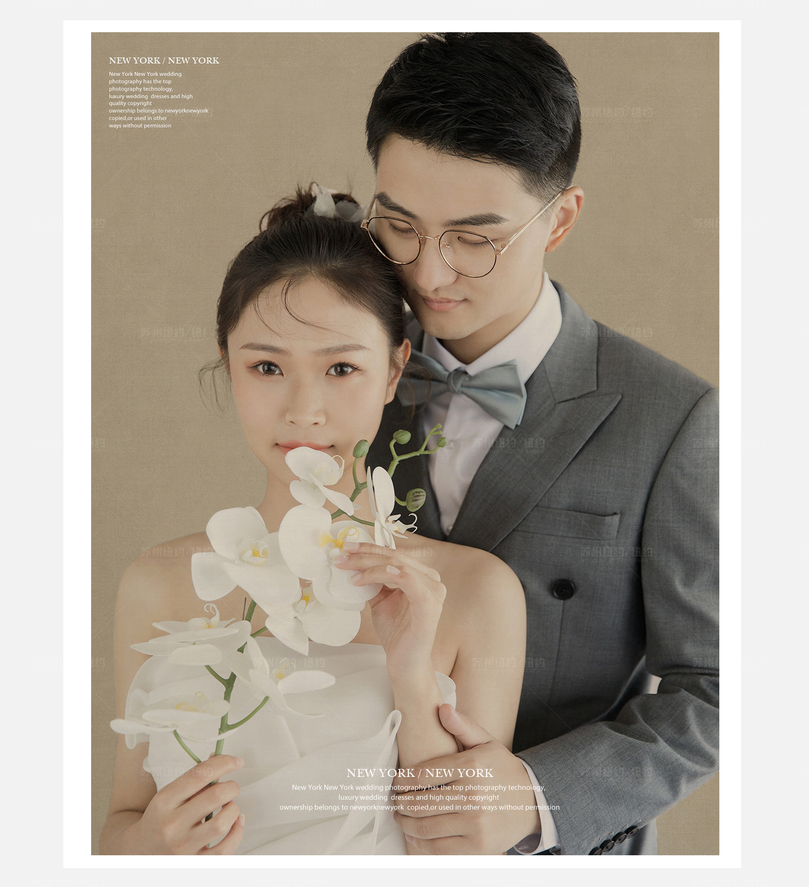 Mr.苏 & Ms.张（纽约纽约最新客照）婚纱摄影照
