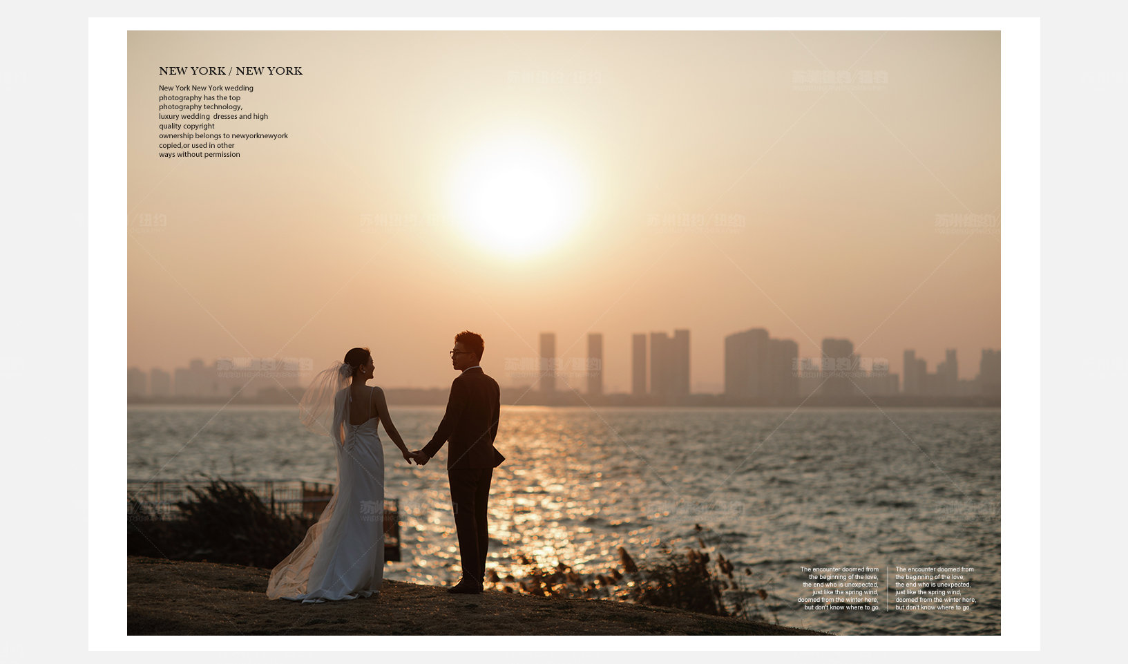 Mr.丁 & Ms.谢（纽约纽约最新客照）婚纱摄影照