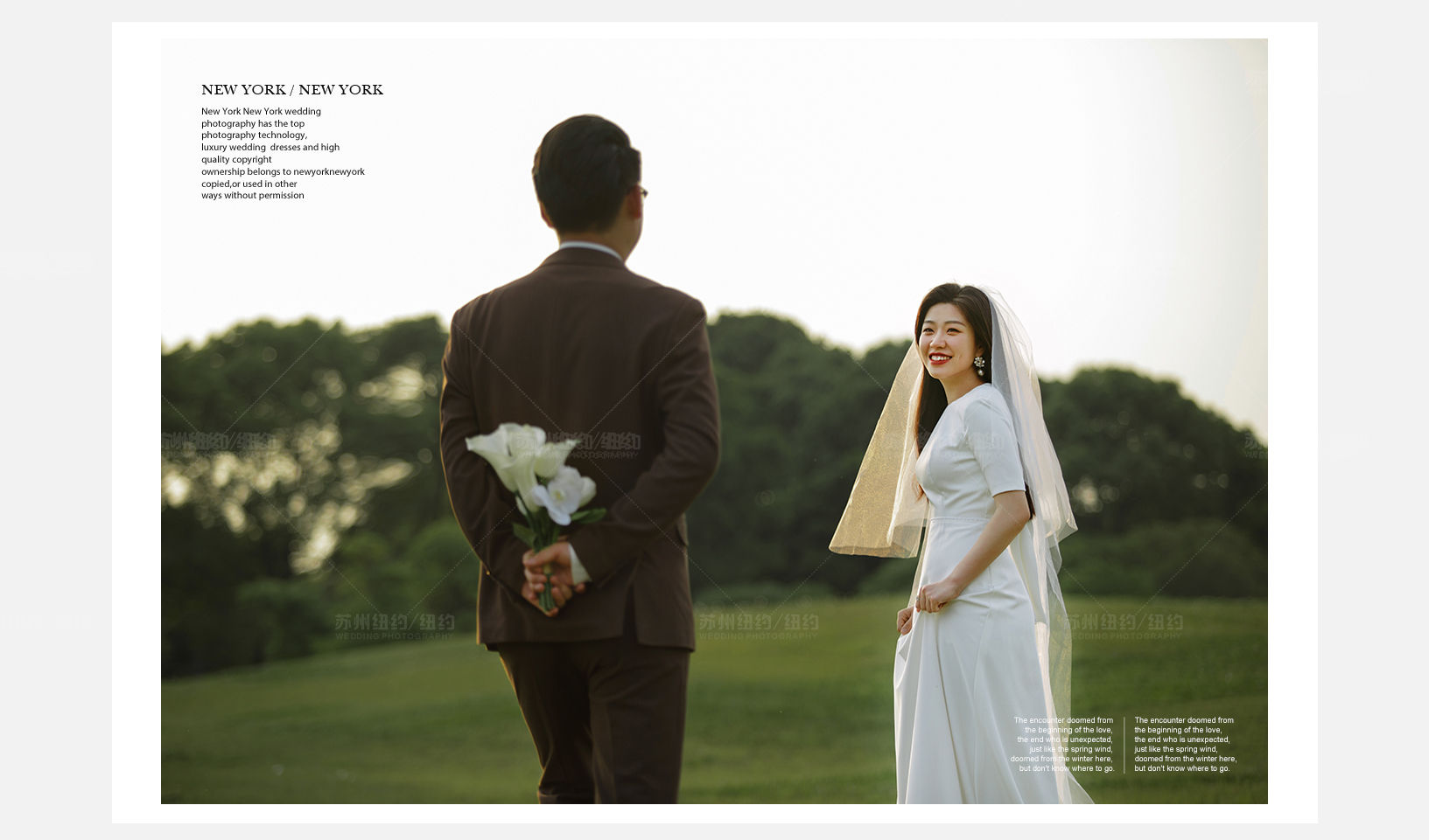 Mr.牛 & Ms.刘（纽约纽约最新客照）婚纱摄影照