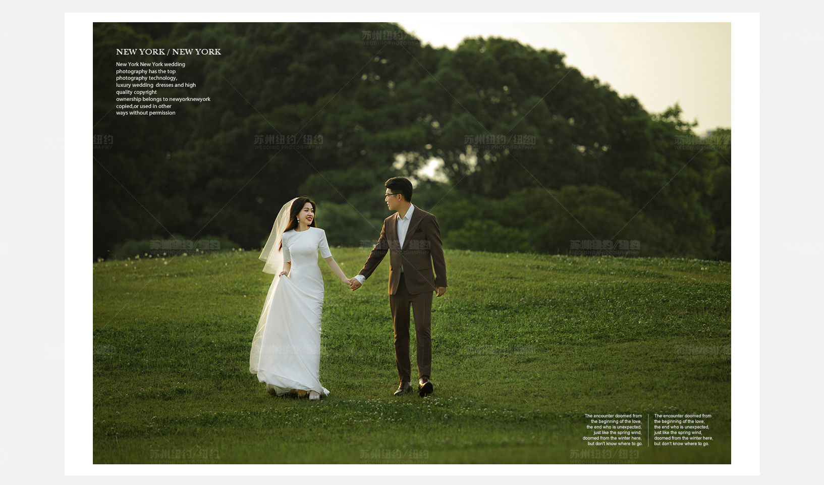 Mr.牛 & Ms.刘（纽约纽约最新客照）婚纱摄影照